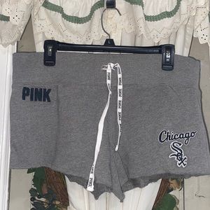 Gray Chicago White Sox PINK shorts